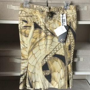 Just Cavalli Multicolor Print Skirt EU 40